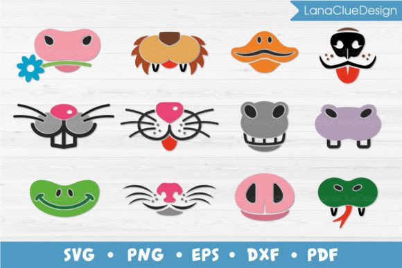 12 Animal Faces SVG, Animal Mouths: Embroidery Review