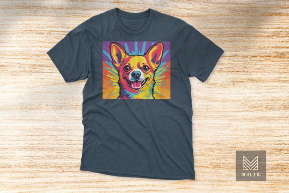 Cute Collie Dog Pop Art T-shirt Design Review