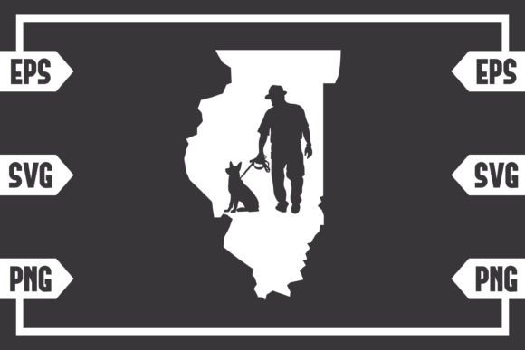 Illinois – Guy with Dog: Design Review for Real Embroidery and Craft Projects