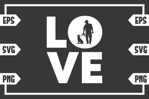Love and Guy with Dog: A Design Worth Stitching