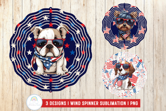 Patriotic Dog Wind Spinner: A Design Review for Embroidery Pros